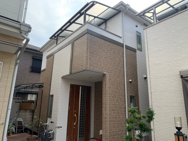 泉大津市 K様邸：外壁、屋根塗装工事を行いました。